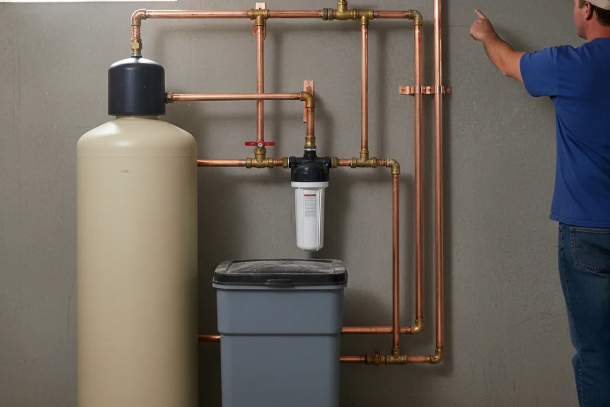 Whole-house water treatment system installed in New Albany